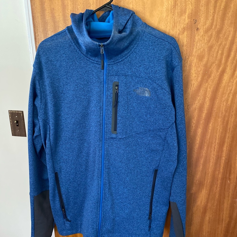North face, Men’s blue zip up